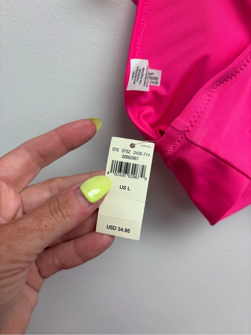 NWT Aerie Ruffle Longline Bikini Top